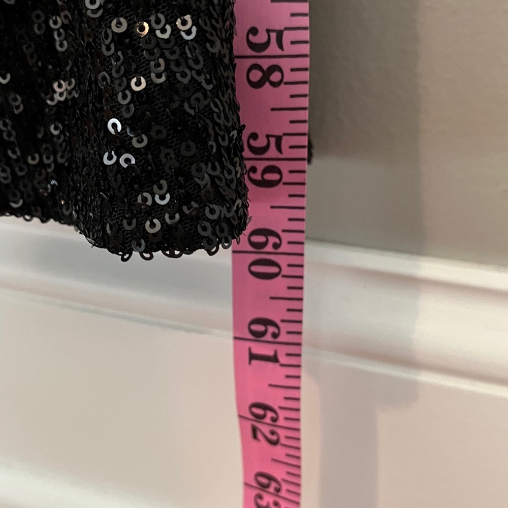 New! Eliza J Black Sequin Gown‎ Sleeveless Mermaid Dress Cocktail Size 8 - Picture 11 of 16